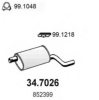 ASSO 34.7026 End Silencer